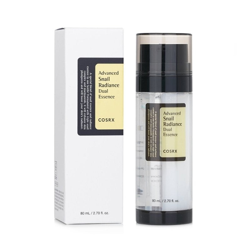 COSRX niacinamida 5% + mucina de caracol 74% doble esencia avanzada brillo de caracol hidratante antienvejecimiento suero facial cuidado de la piel coreano 80ml