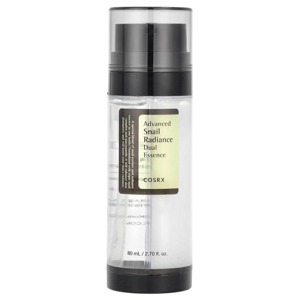COSRX niacinamida 5% + mucina de caracol 74% doble esencia avanzada brillo de caracol hidratante antienvejecimiento suero facial cuidado de la piel coreano 80ml