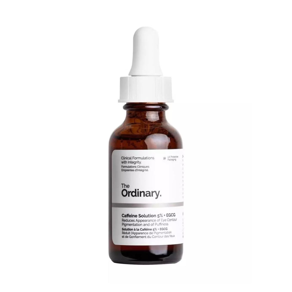 Solución de cafeína 5% + EGCG 30ml Suero Reduce la hinchazón de los ojos Ojeras Promoting debajo del brillo de los ojos