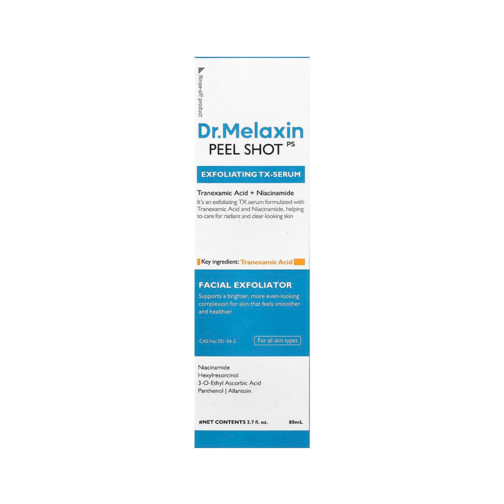Ampolla Exfoliante Tx serum de ácido tranexamic y niacinamide Dr. Melaxin Peel Shot Glow 80ml