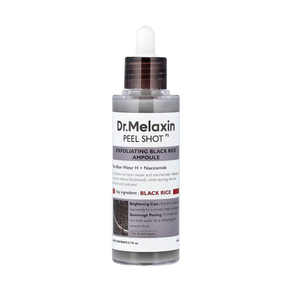 Ampolla Exfoliante de Arroz negro Dr. Melaxin Peel Shot Glow 80ml