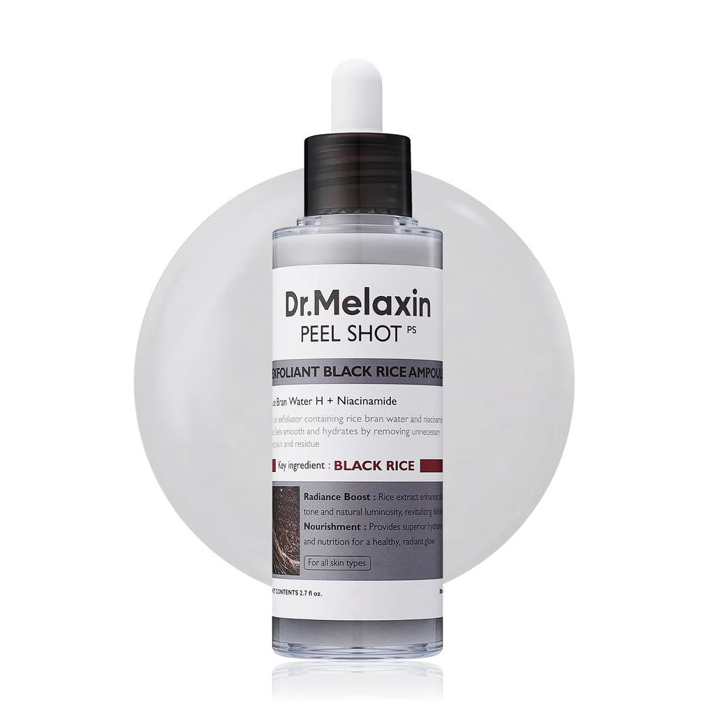 Ampolla Exfoliante de Arroz negro Dr. Melaxin Peel Shot Glow 80ml