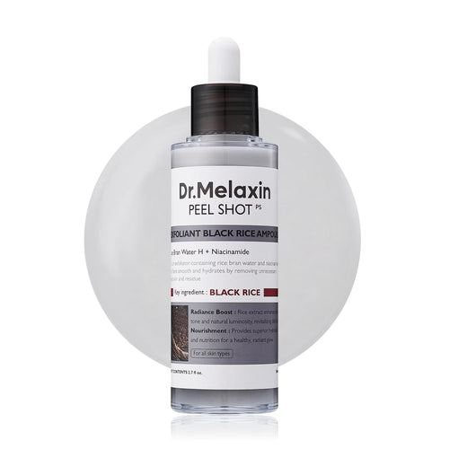 Ampolla Exfoliante de Arroz negro Dr. Melaxin Peel Shot Glow 80ml