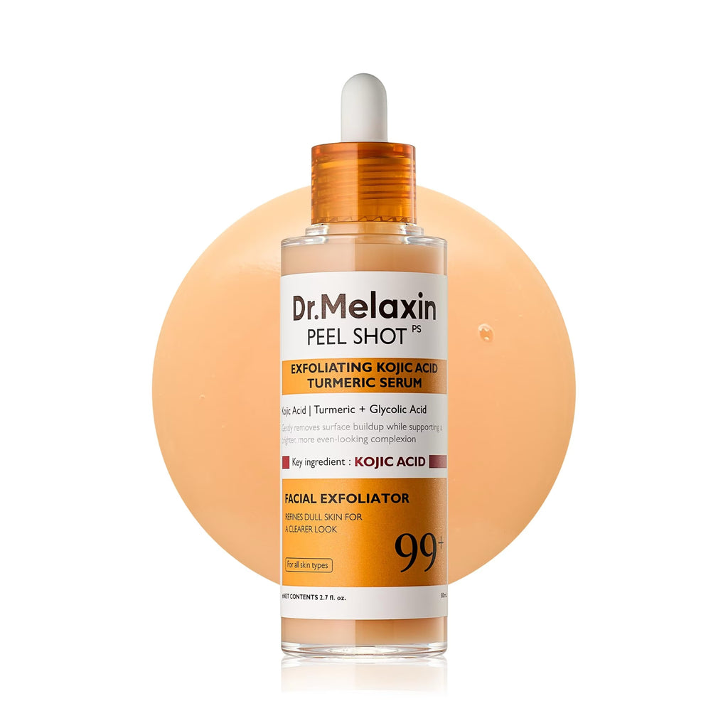 Ampolla Exfoliante de acido kojico turmeric y cúrcuma Dr. Melaxin Peel Shot Glow 80ml